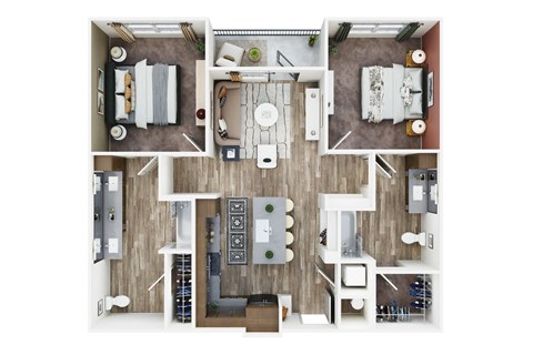 a1 floor plan  1 bedroom  129
